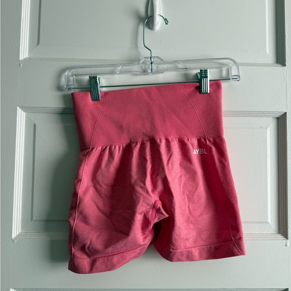Pink Marl AYBL-  Empower Seamless Shorts